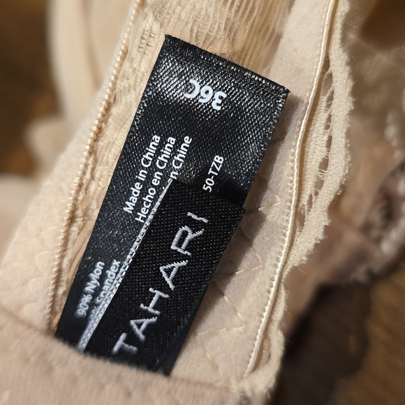 Tahari - 36C, Cream & Ballerina Pink Lace Underwire Bra, 2 Pack​​ - Picture 11 of 13